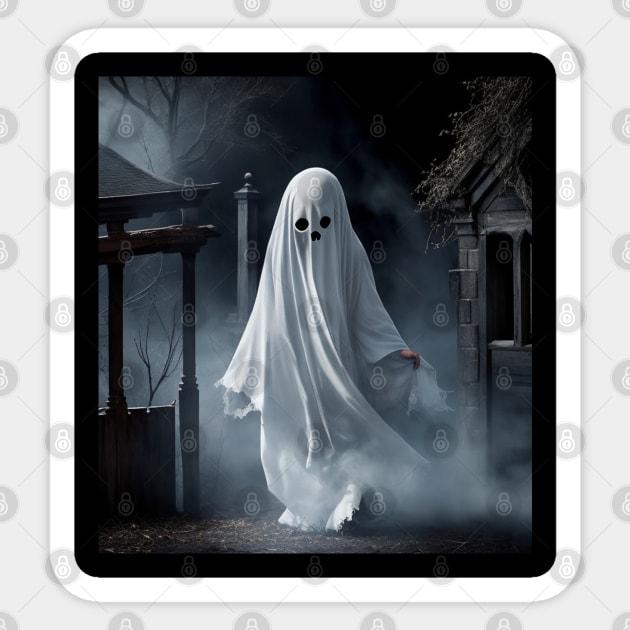 ghost lover Sticker by Pixel Threads 